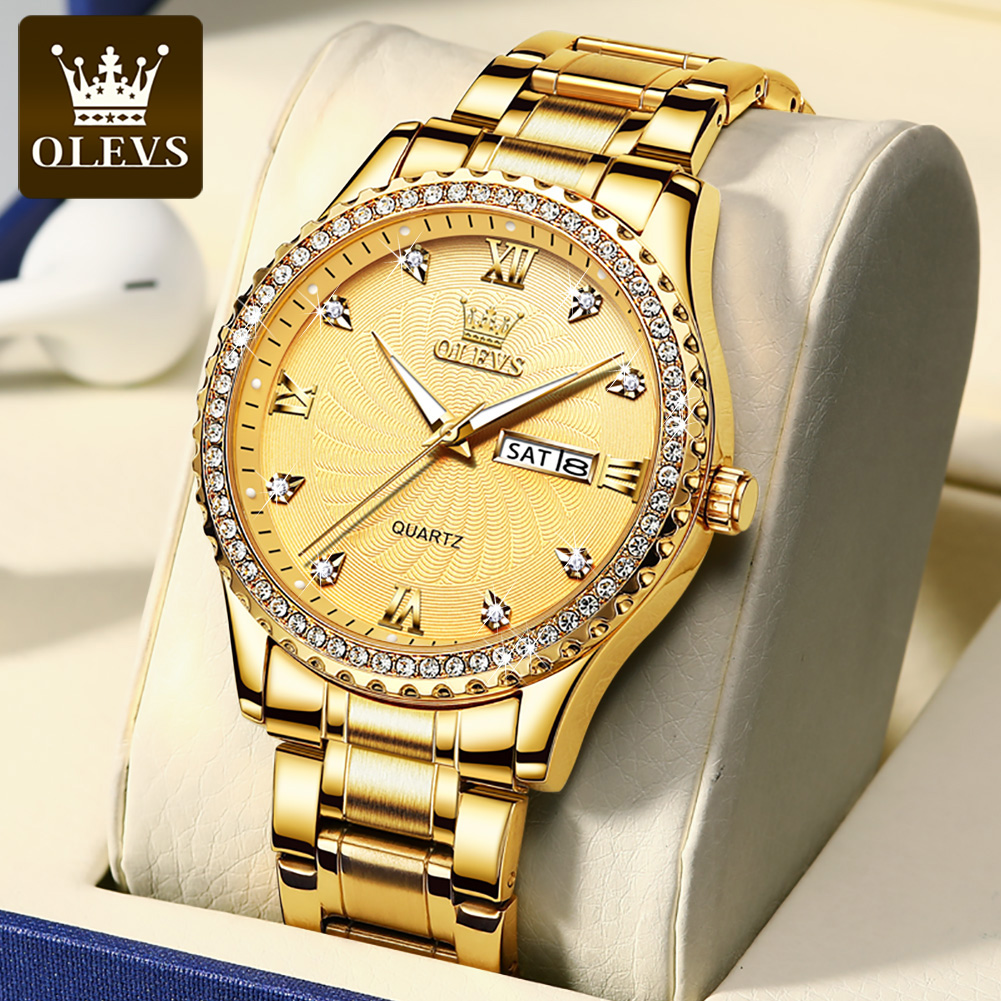 Luxury Watch Magazine - OLEVS 5565 Luksusowy zegarek kwarcowy dla