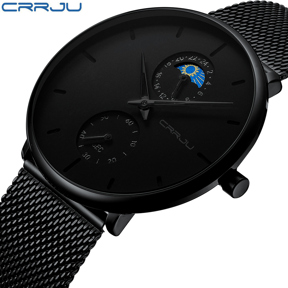 Luxury Watch Magazine - CRRJU – luksusowy zegarek męski, wodoodporny,