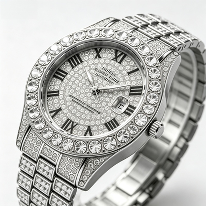 Luxury Watch Iceberg - Popularny złoty luksusowy zegarek kwarcowy z