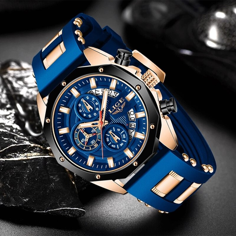 LIGE modne męskie zegarki Top  – Luxury Watch Magazine recenzja i cena