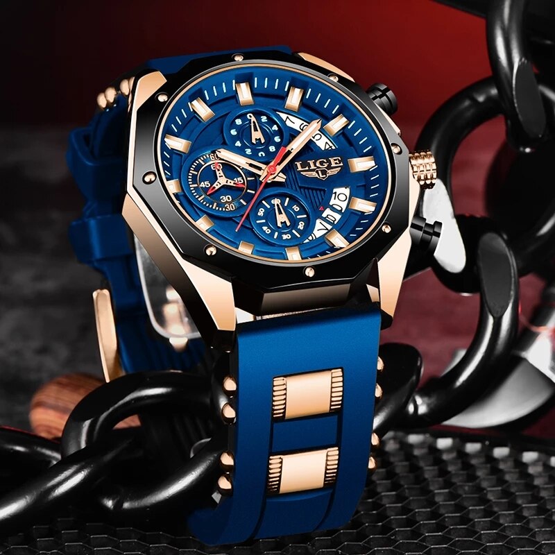 LIGE modne męskie zegarki Top  – Luxury Watch Magazine recenzja i cena