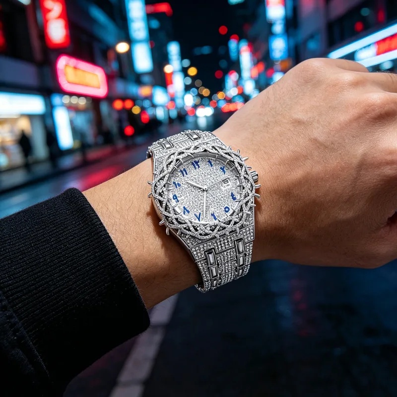 Męski zegarek kwarcowy z krysz – Luxury Watch Iceberg recenzja i cena