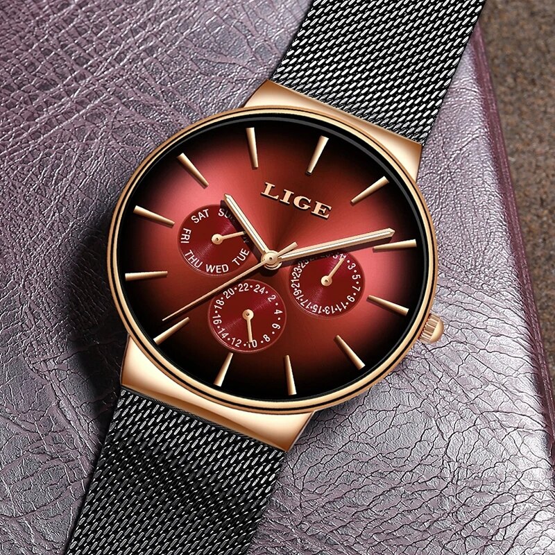 Nowy LIGE Moda Męskie Zegarki  – Luxury Watch Top 10 recenzja i cena