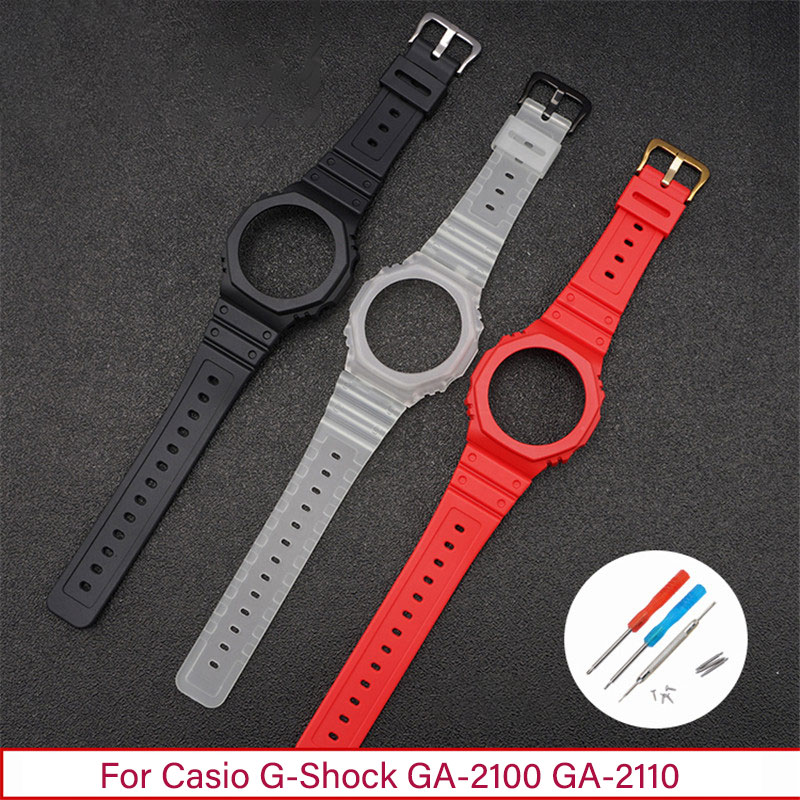 Pasek z żywicy + Etui do Casio – Casio Watch G-Shock Ga-2100 recenzja i cena